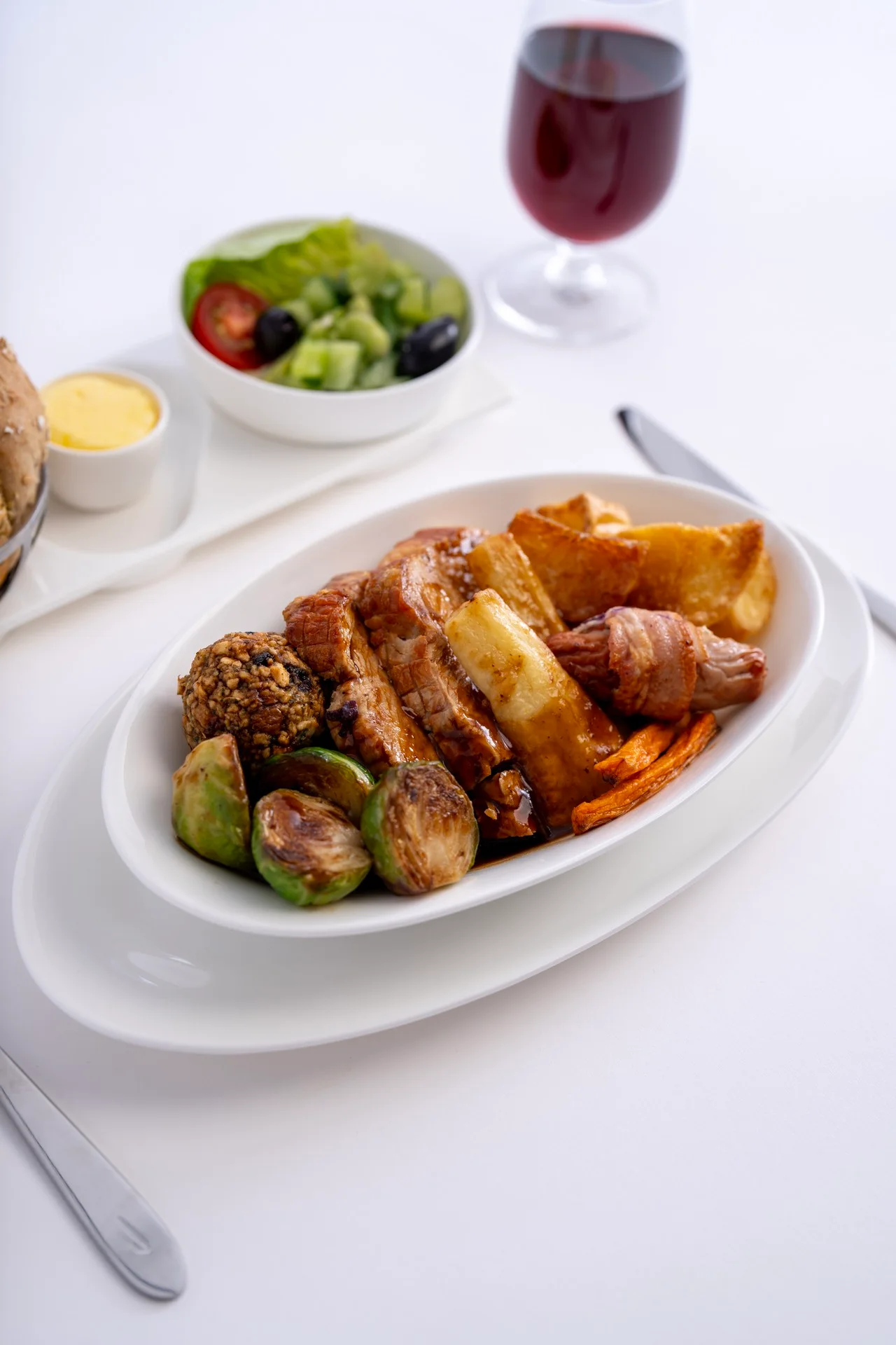 BAが2025年に公開したClub Worldのクリスマス・ターキー料理