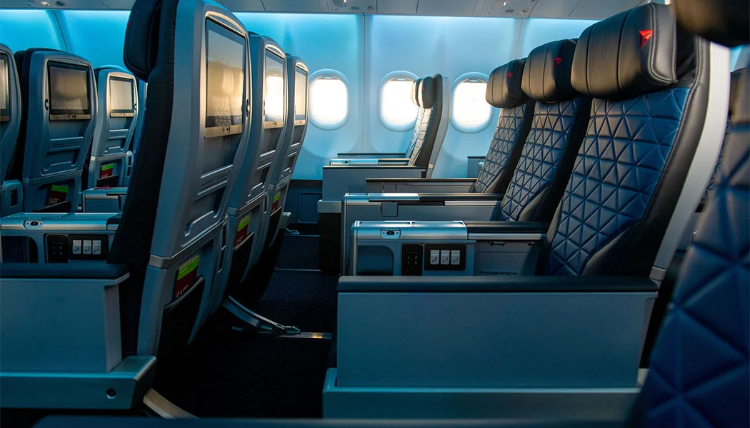 Delta Premium Select widebody cabin