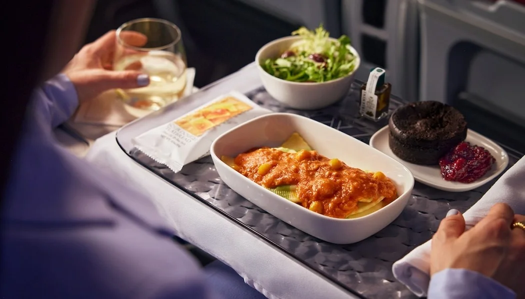 Delta Premium Select example meal service