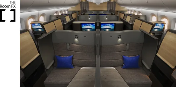 Official product rendering of the ANA THE Room FX centre pair