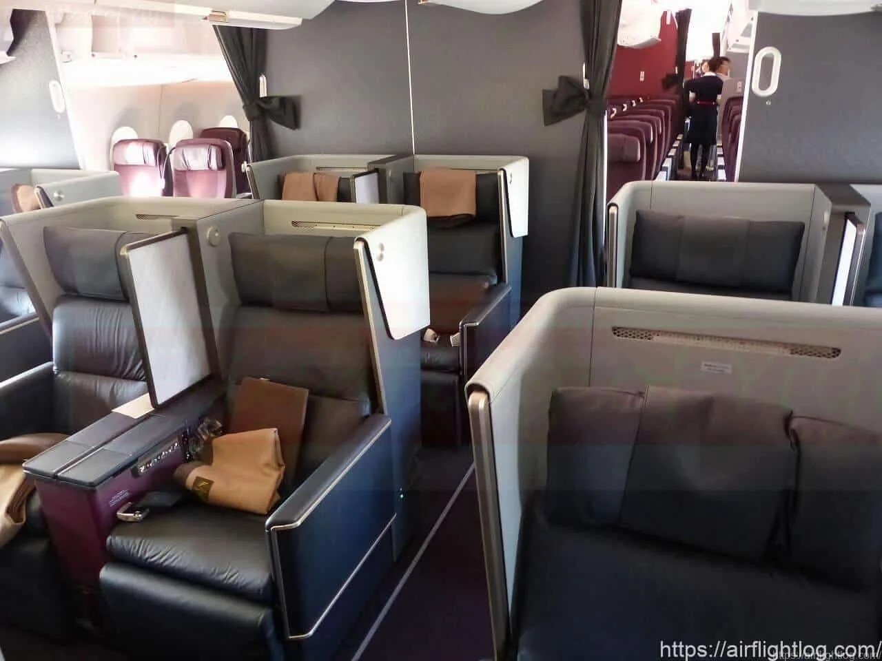 JAL A350国内線ファーストの客室