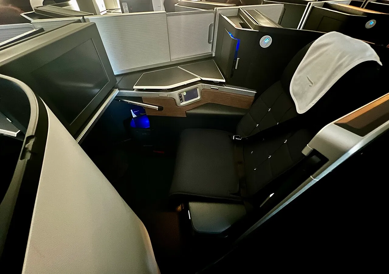 British Airways Club Suite seat