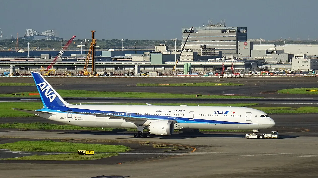 ANA 787-10の機体