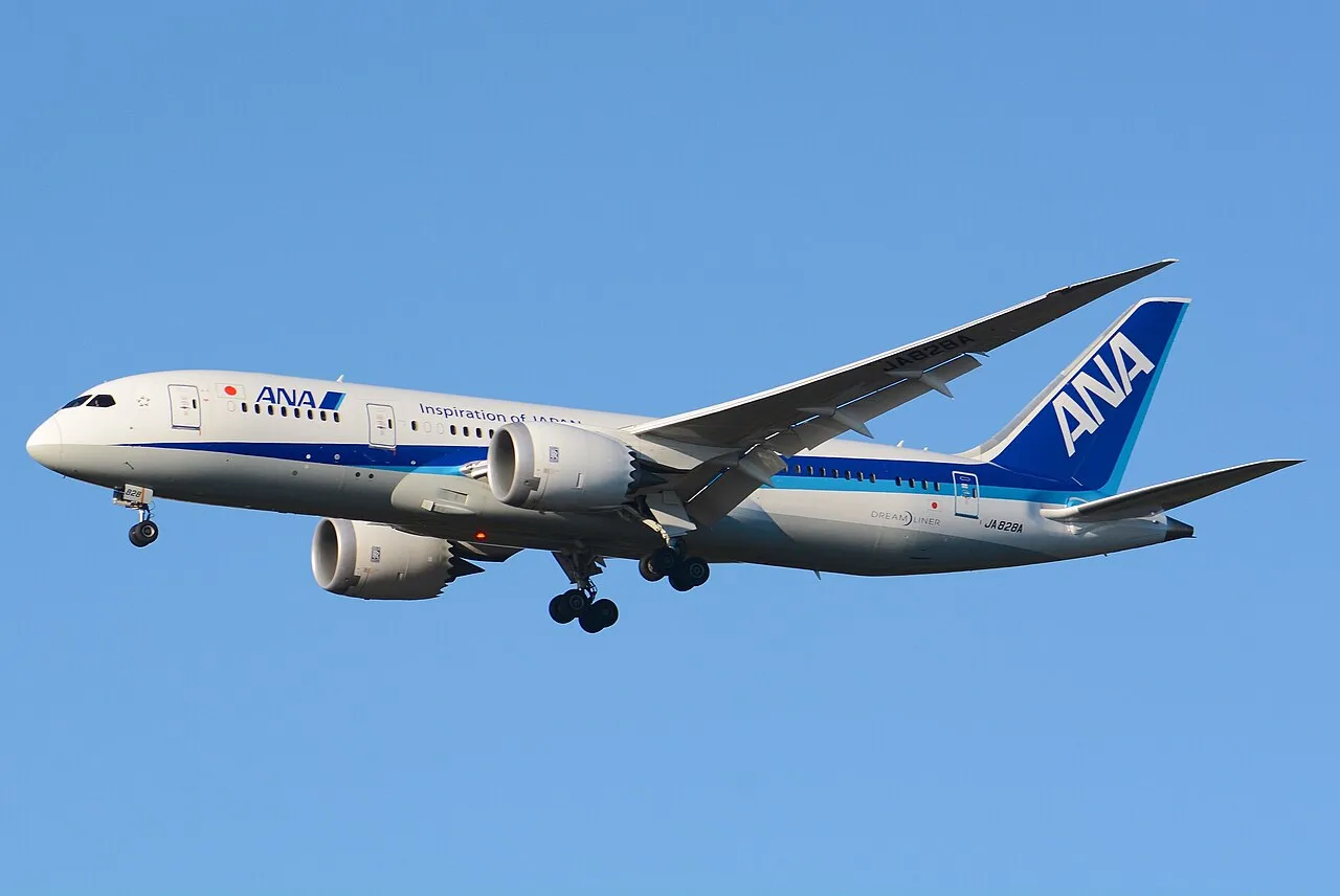 ANA 787-8の機体