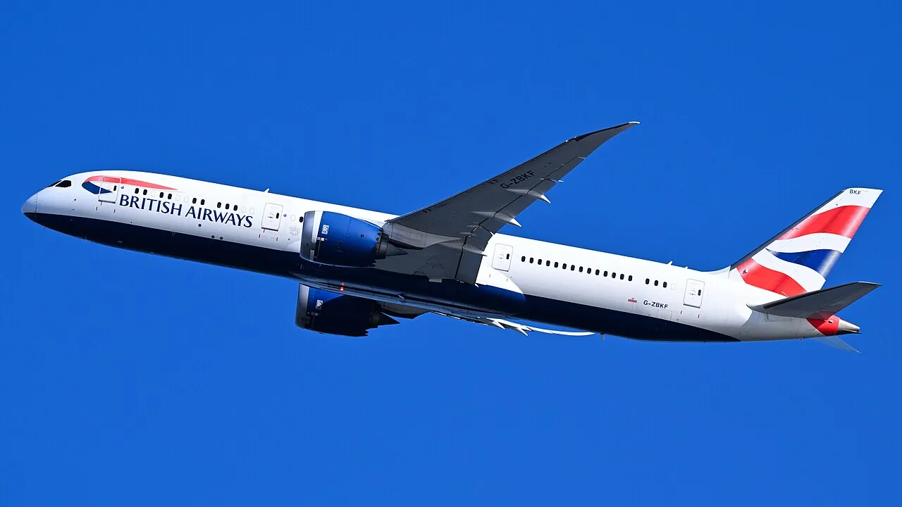 British Airways 787-9の機体