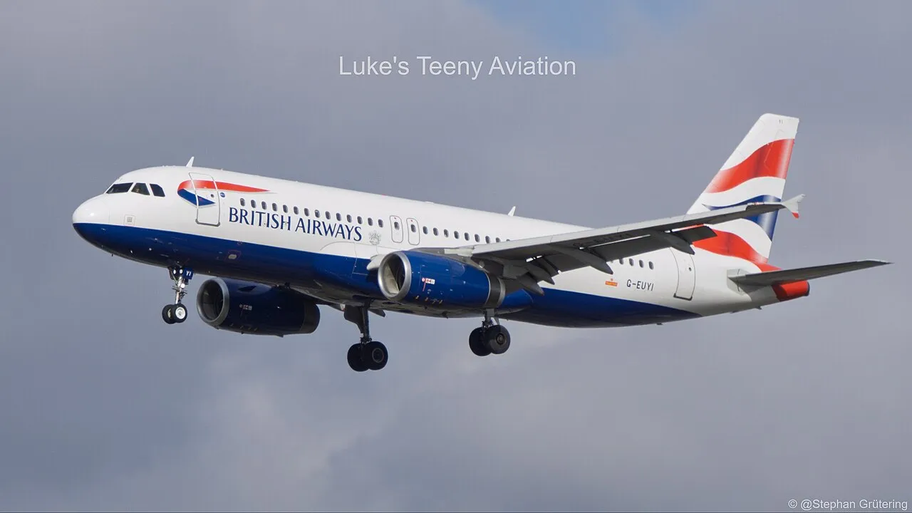 British Airways A320-200の機体