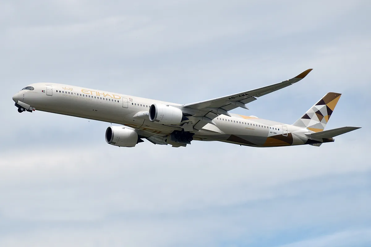 Etihad A350-1000の機体