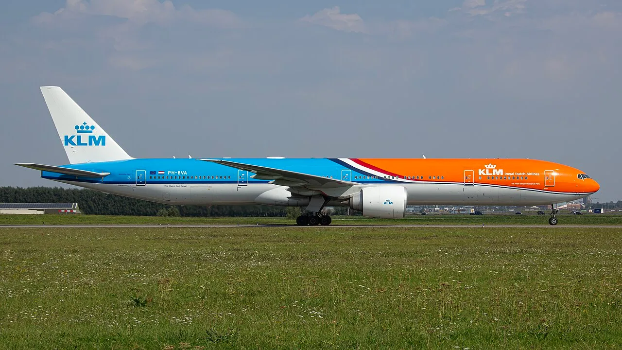 KLM 777-300ER aircraft