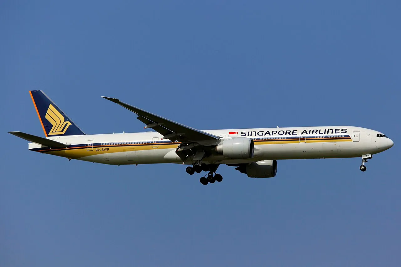 Singapore Airlines 777-300ERの機体