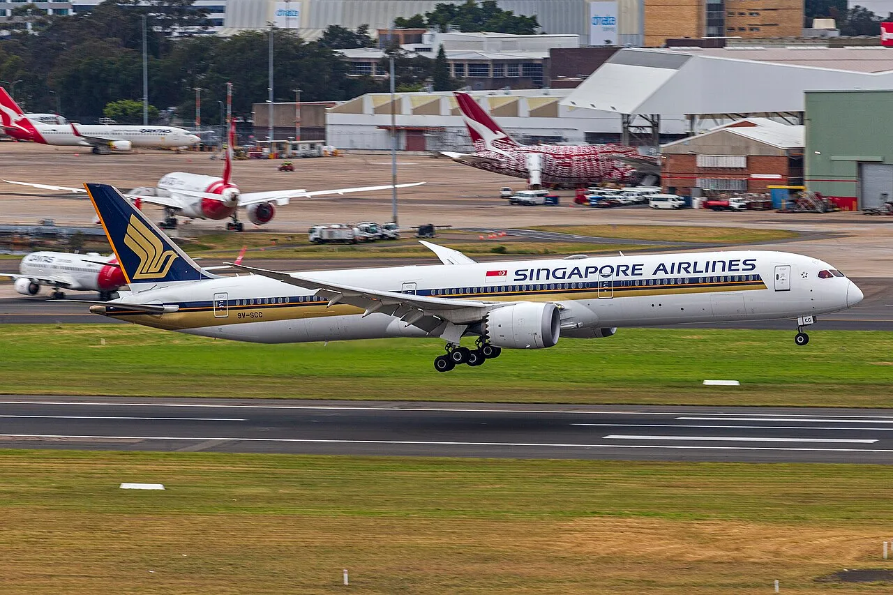Singapore Airlines 787-10 aircraft