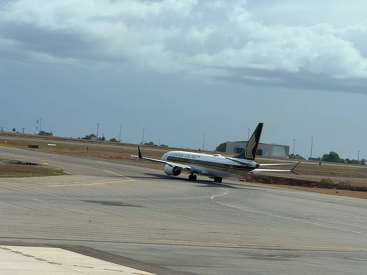 Singapore Airlines 737 MAX 8 aircraft