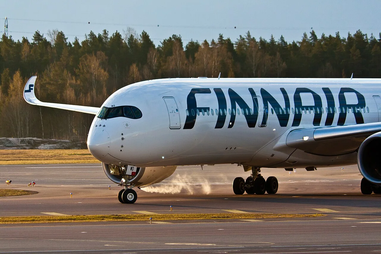 Finnair Airbus A350-900 at Helsinki