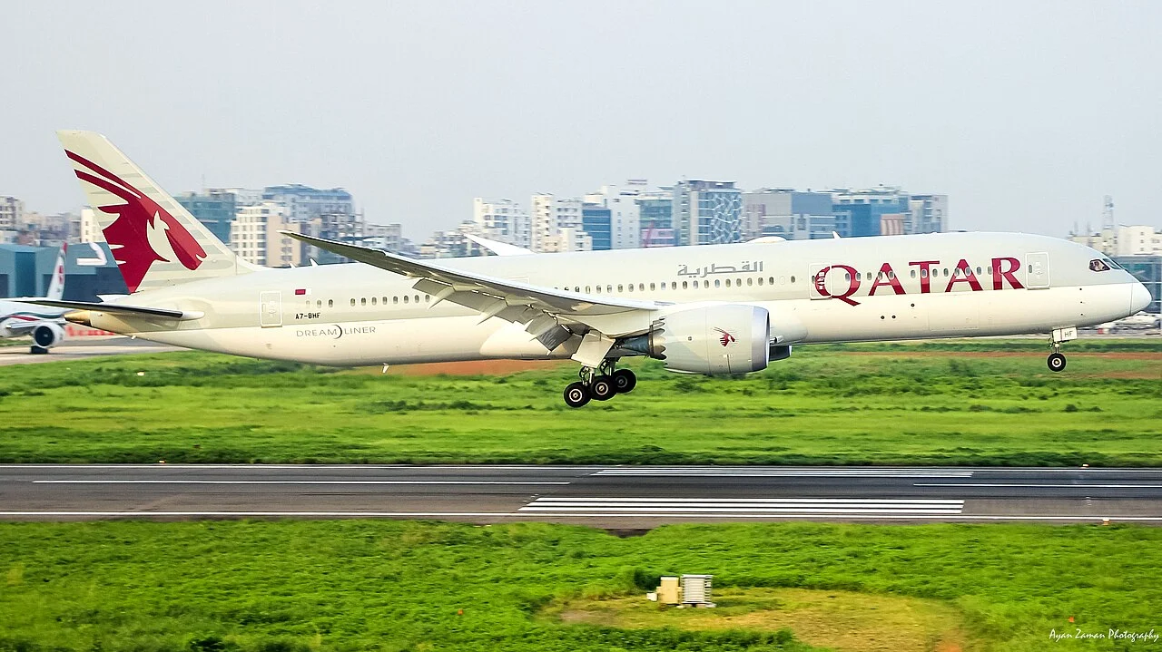 Qatar Airways Boeing 787-9 A7-BHF