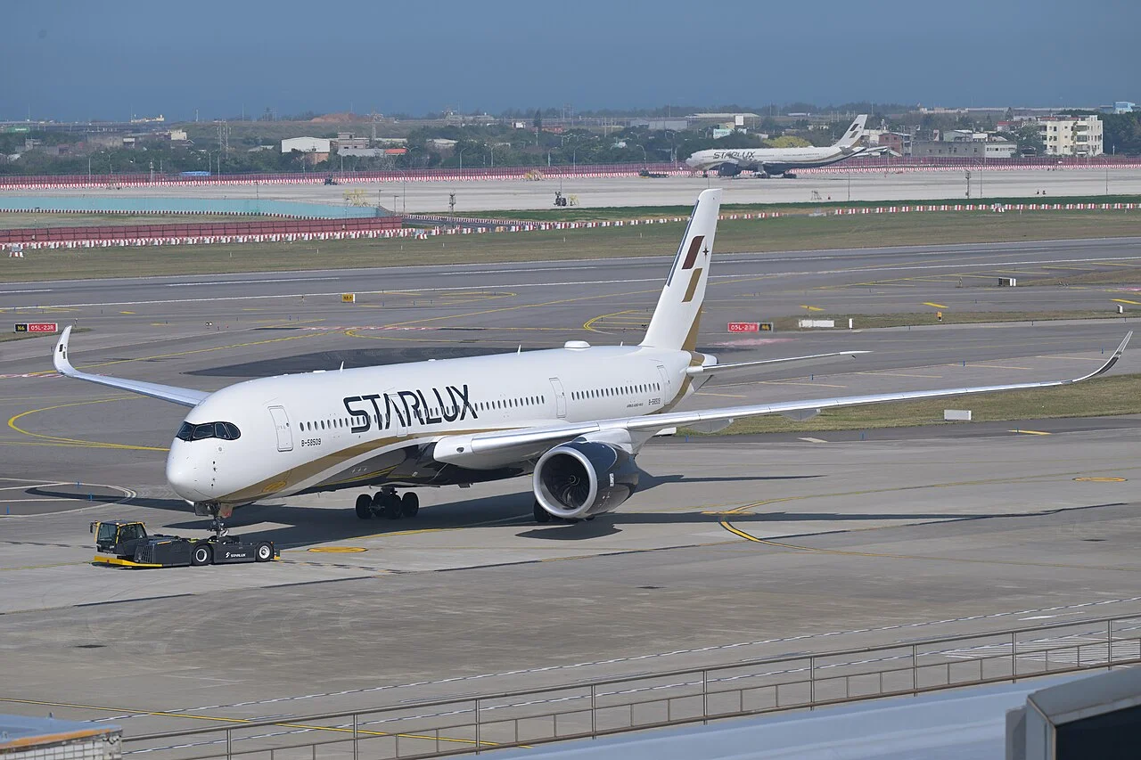 STARLUX Airlines Airbus A350-900; illustrative aircraft photograph