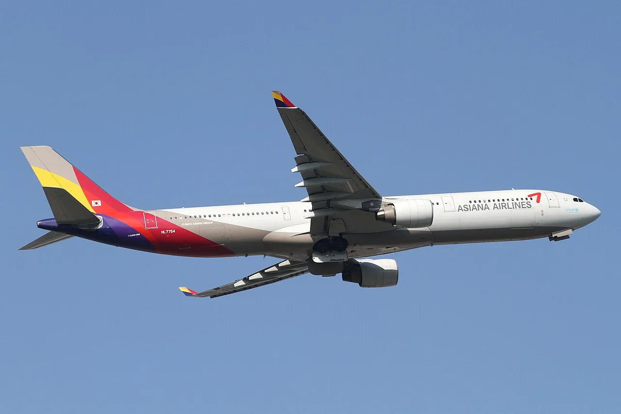 Asiana Airlines Airbus A330-300; illustrative aircraft photograph