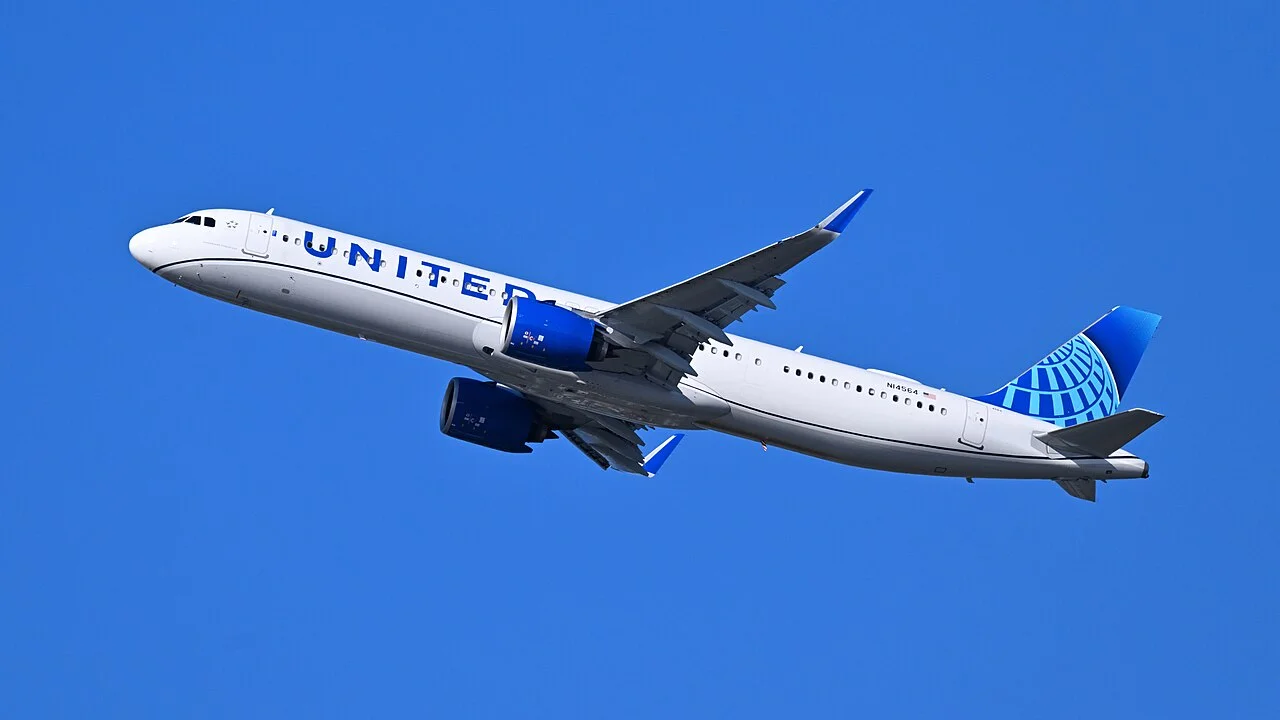 United Airlines Airbus A321neo; illustrative aircraft photograph