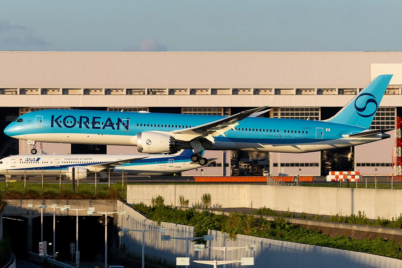 大韓航空のBoeing 787-10（関連する機体の写真）