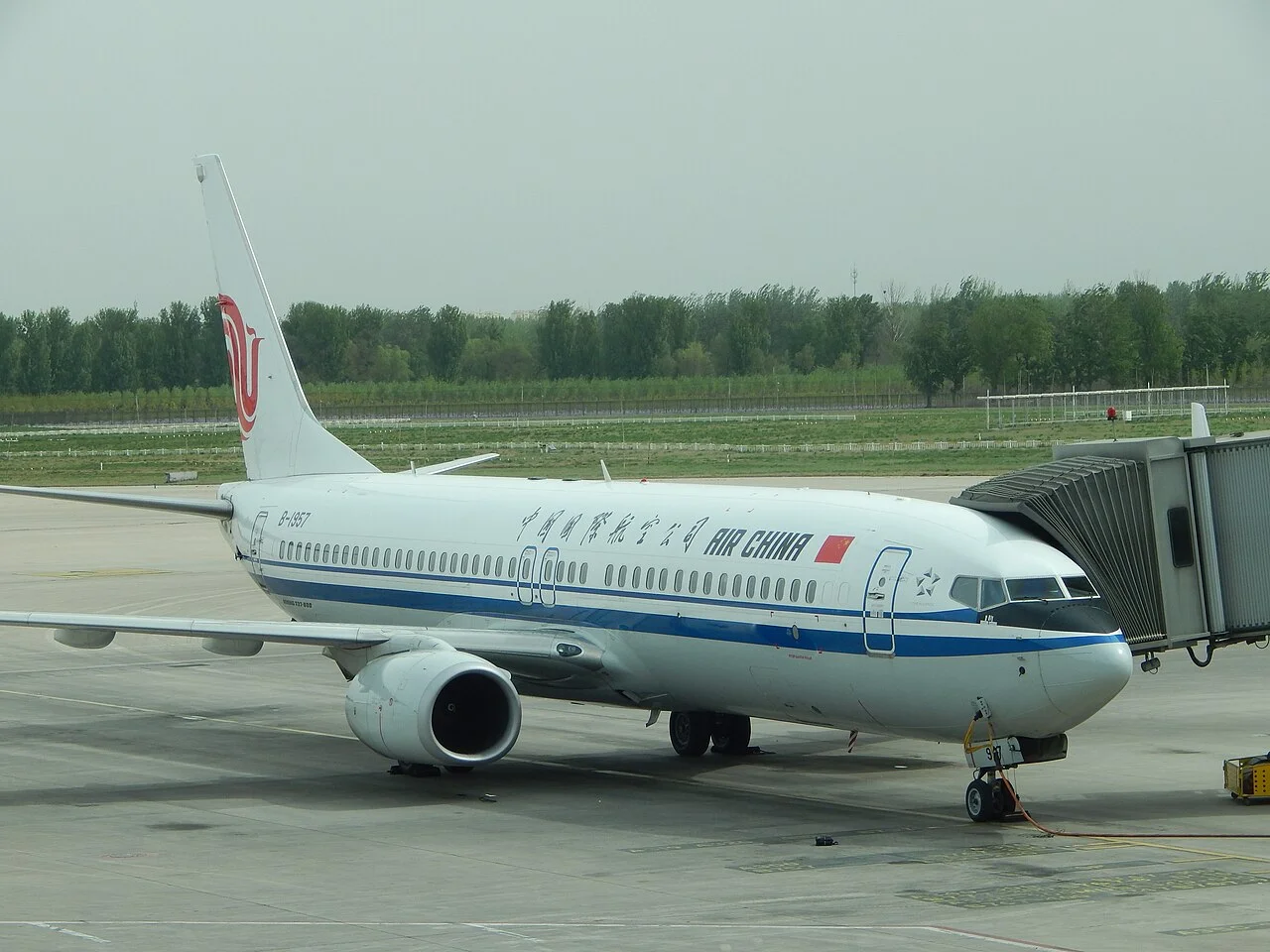 Air China Boeing 737-800; illustrative aircraft photograph
