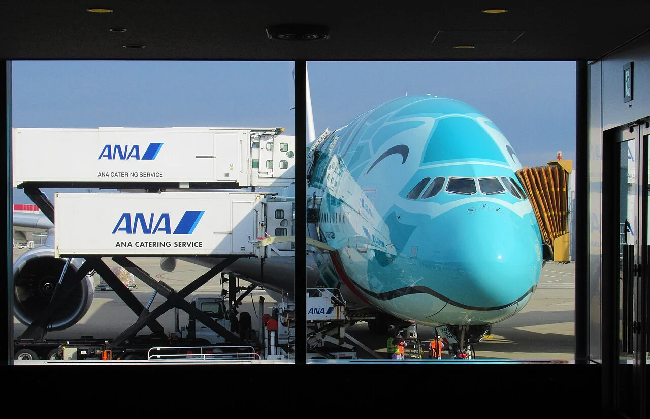 ANAのAirbus A380-800（関連する機体の写真）