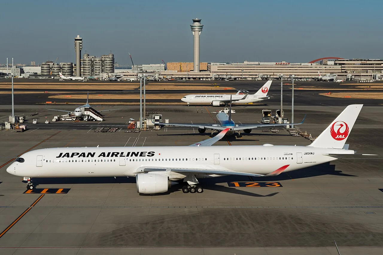Japan Airlines Airbus A350-1000; illustrative aircraft photograph