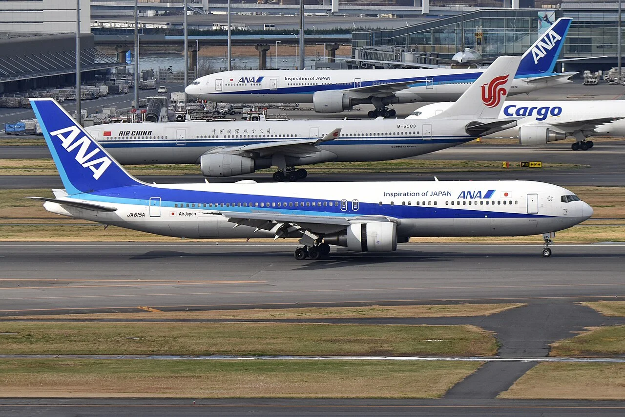 ANA Boeing 767-300ER; illustrative aircraft photograph