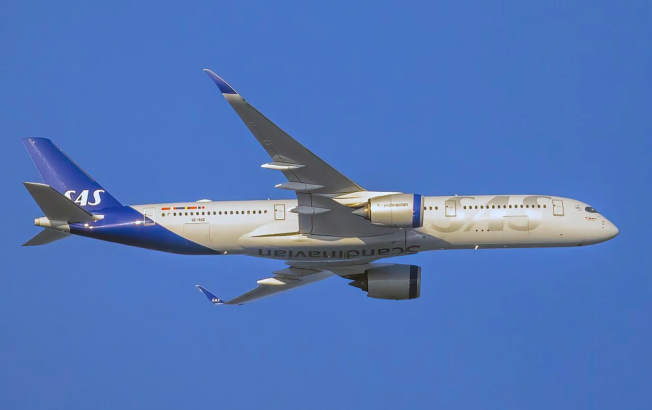 Scandinavian Airlines Airbus A350-900; illustrative aircraft photograph