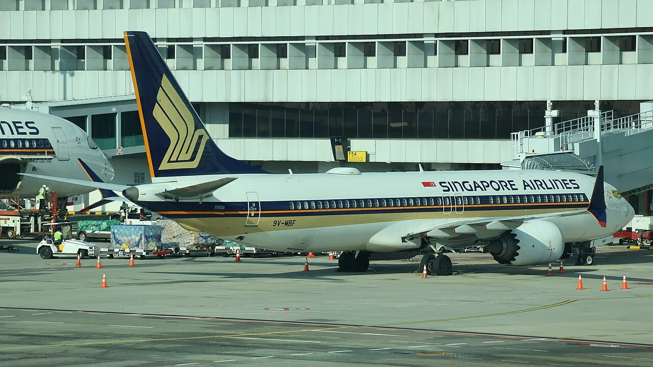 シンガポール航空のBoeing 737 MAX 8（関連する機体の写真）