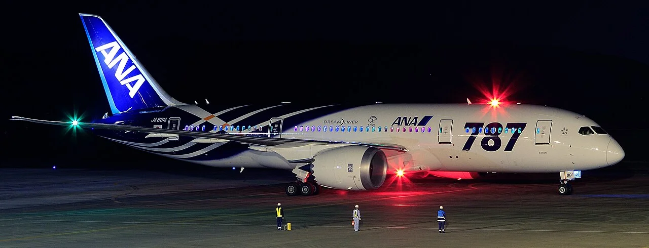 ANA（全日本空輸）のBoeing 787-8（関連する機体の写真）