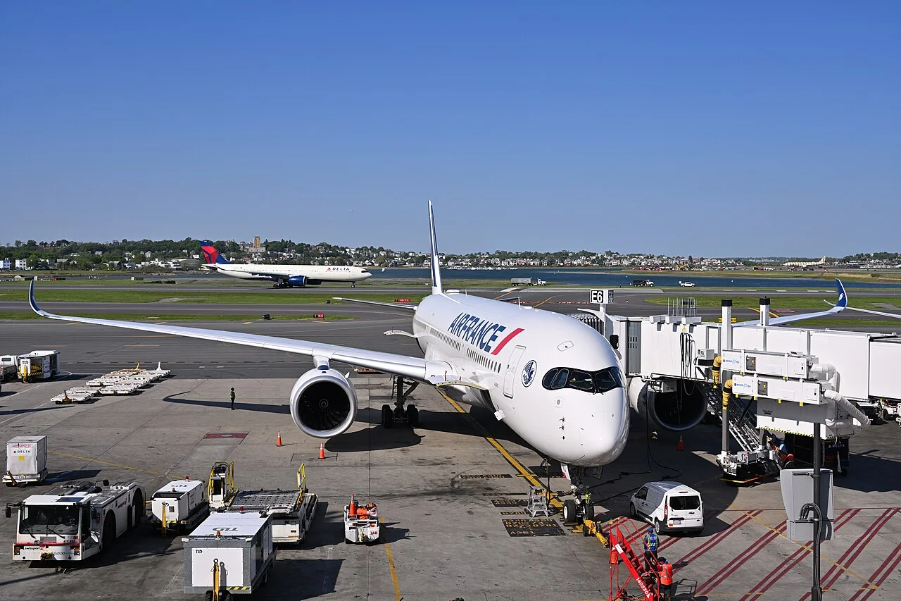 Air France Airbus A350-900; related aircraft photograph