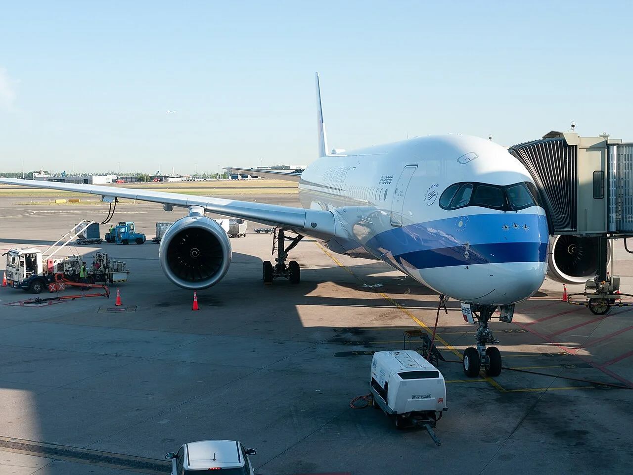 China Airlines Airbus A350; related aircraft photograph