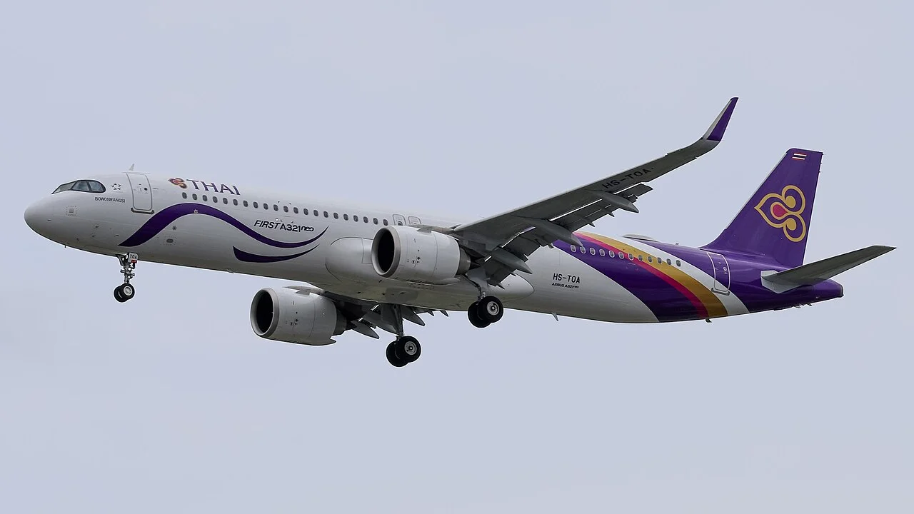 Thai Airways Airbus A321neo; related aircraft photograph