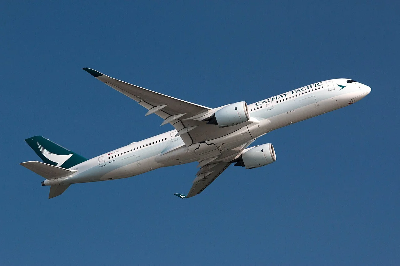 Cathay Pacific Airbus A350-900; related aircraft photograph