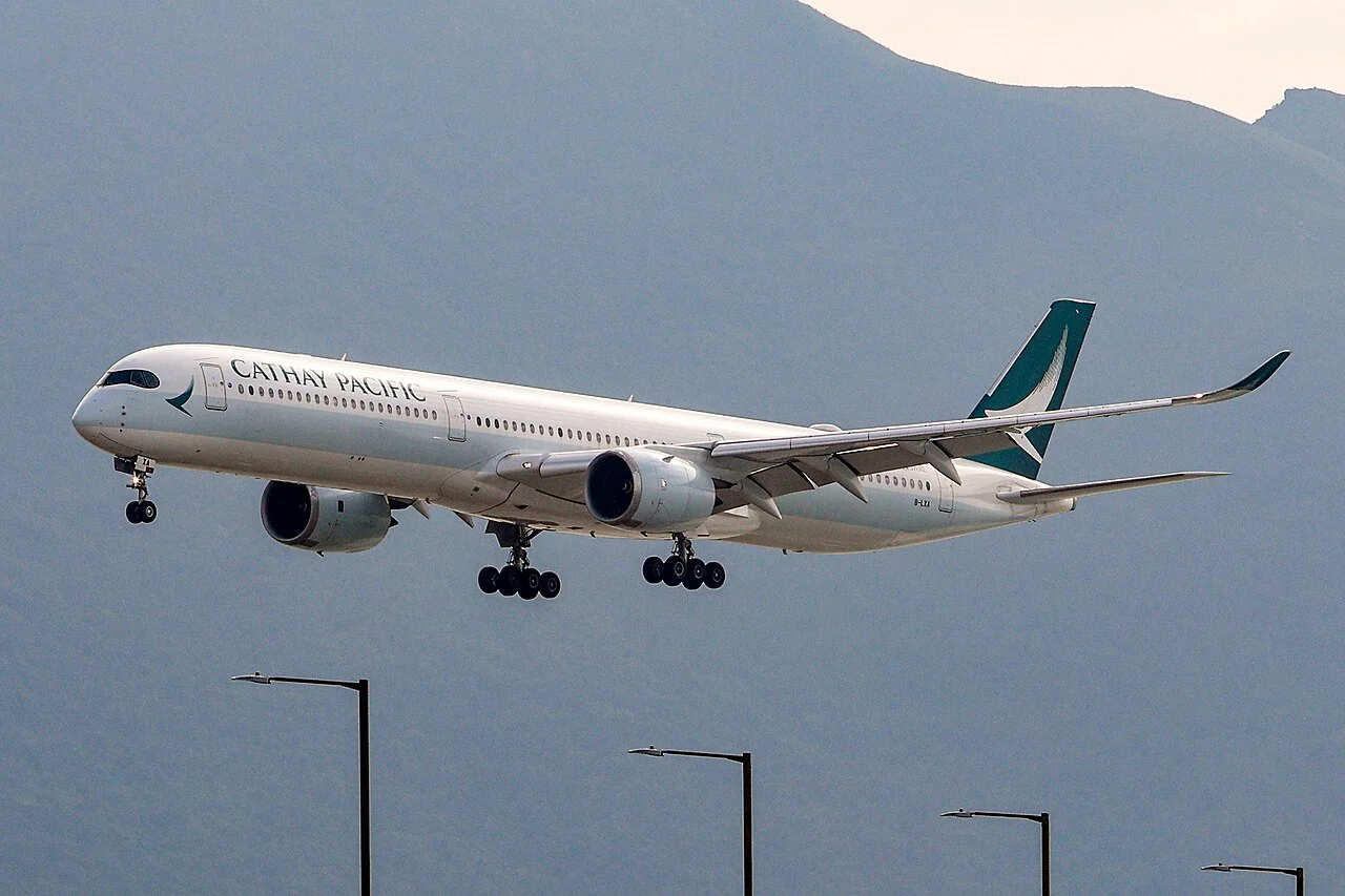 Cathay Pacific Airbus A350-1000; related aircraft photograph