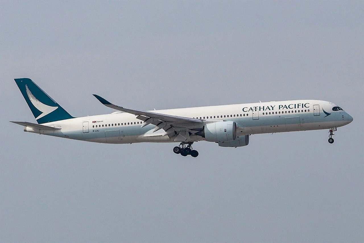 Cathay Pacific Airbus A350-900; related aircraft photograph
