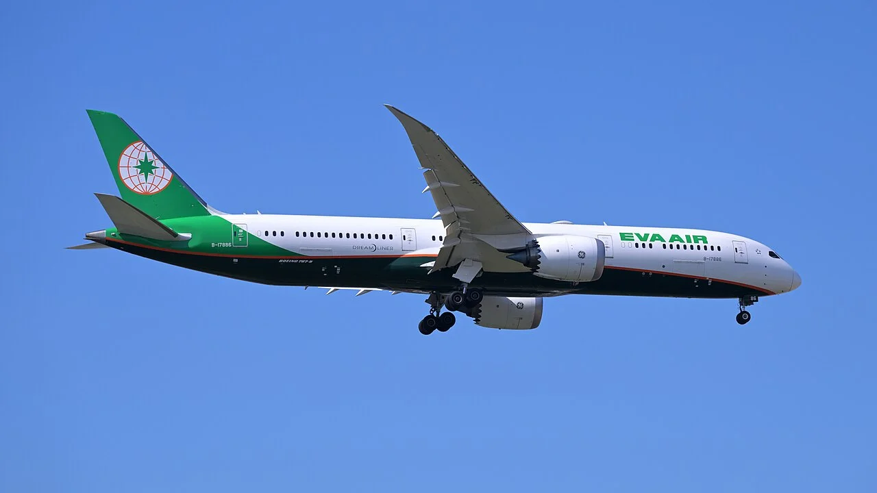 エバー航空のBoeing 787-9（関連する機体の写真）