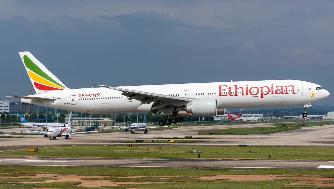 エチオピア航空のBoeing 777-300ER（関連する機体の写真）