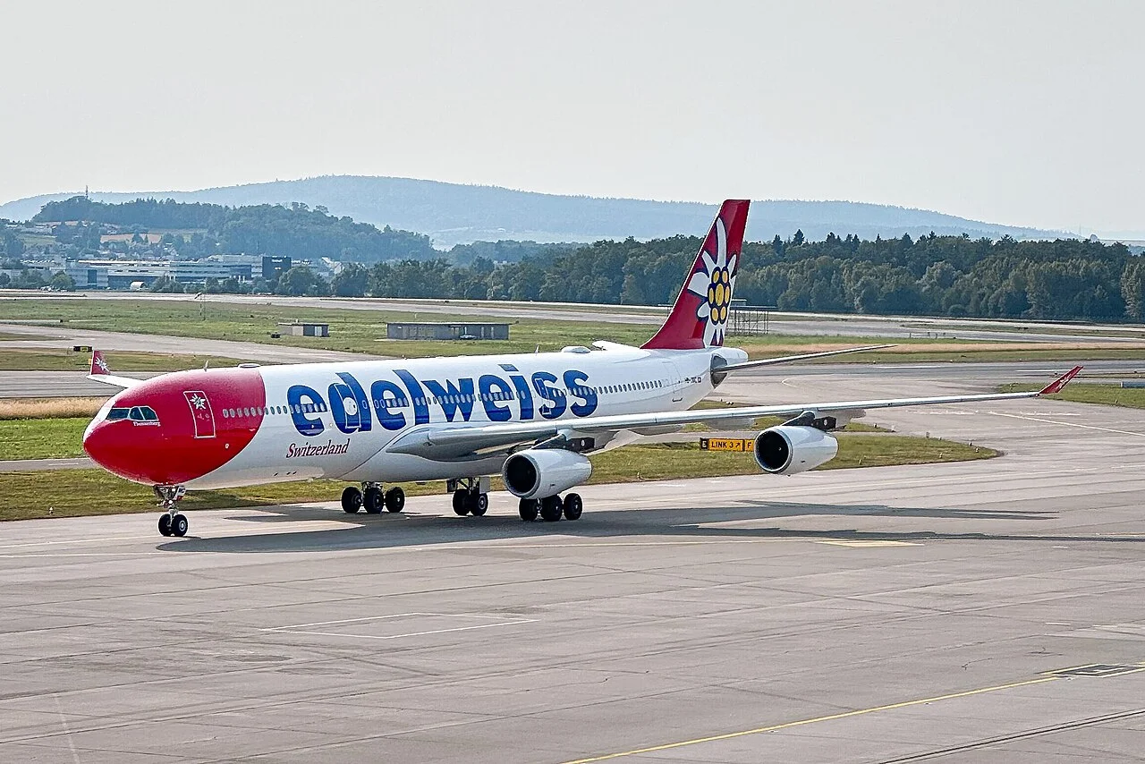 Edelweiss Air Airbus A340-300; related aircraft photograph