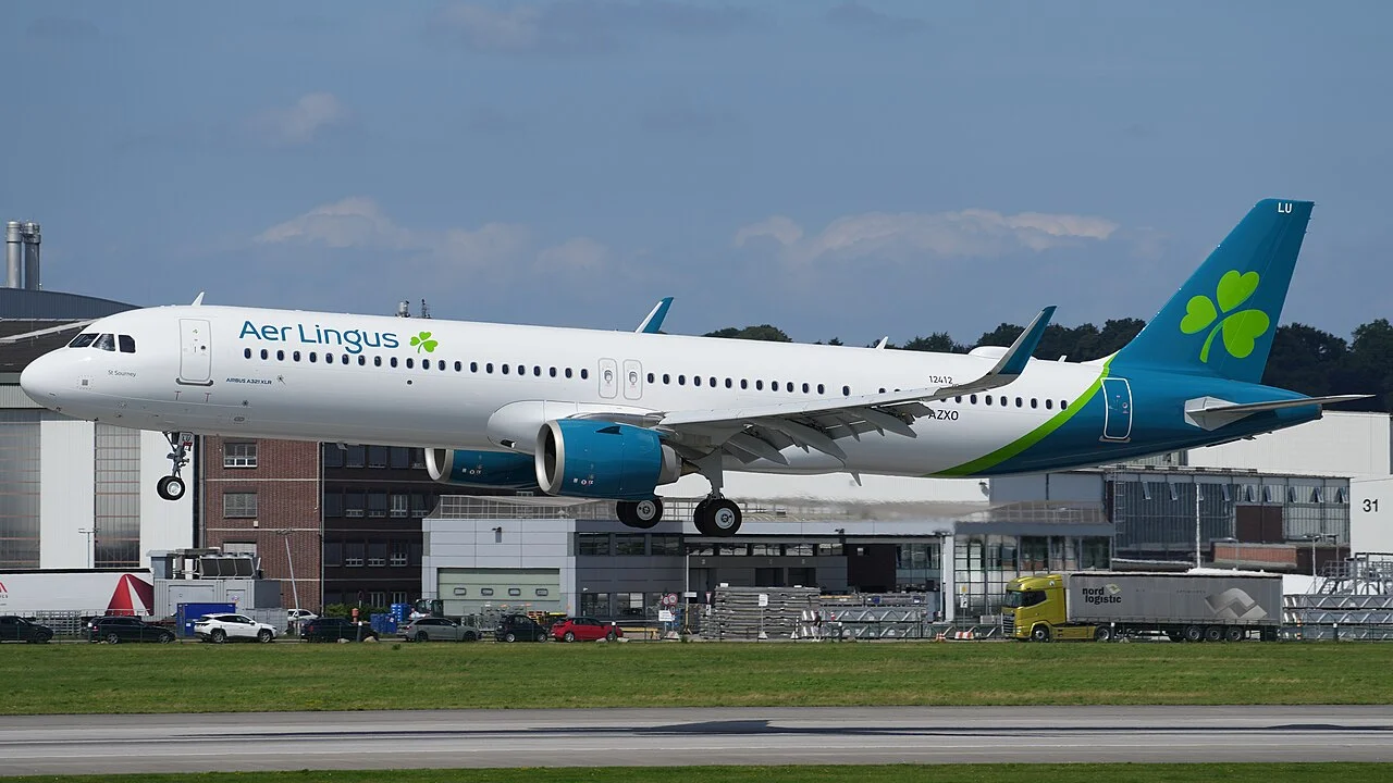 Aer Lingus Airbus A321XLR; related aircraft photograph