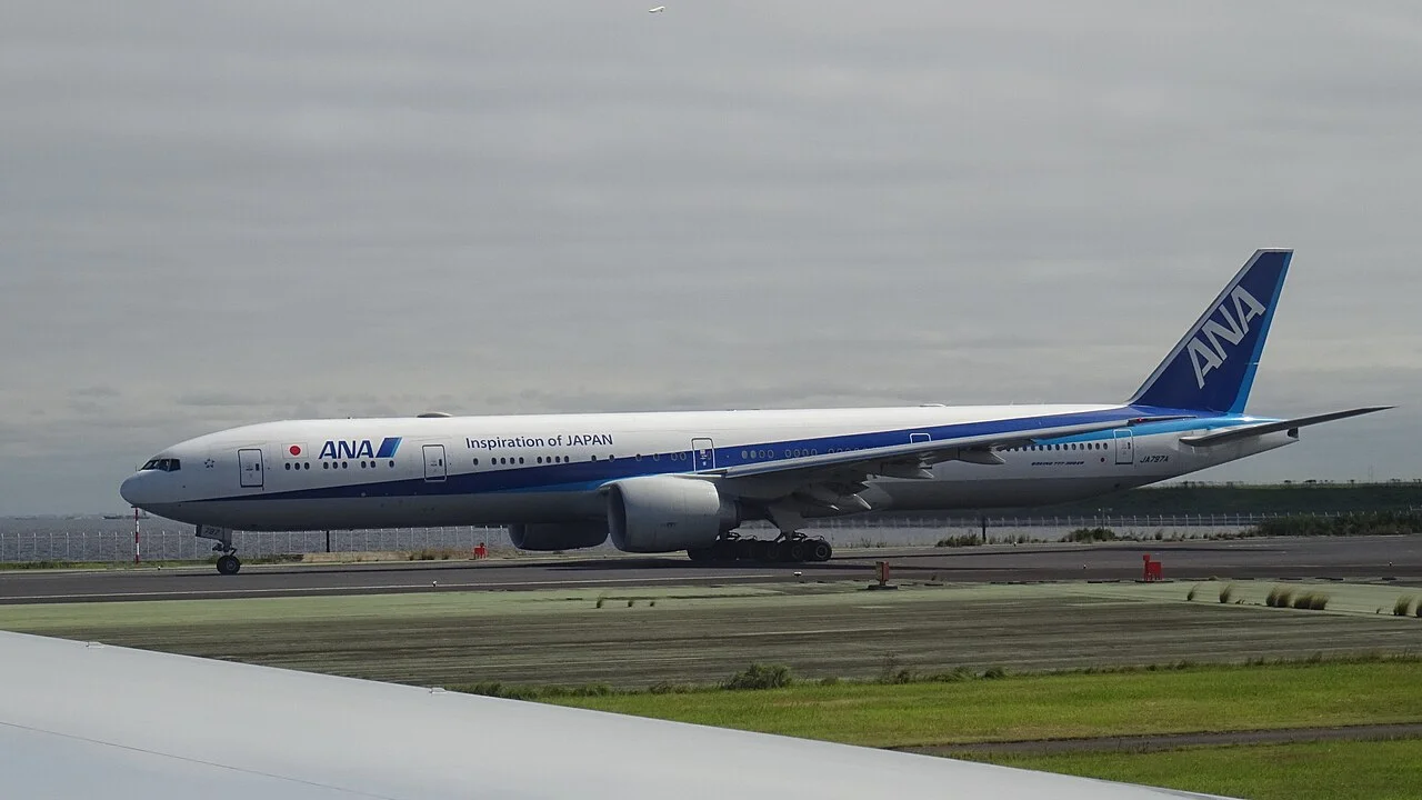 ANA Boeing 777-300ER; related aircraft photograph