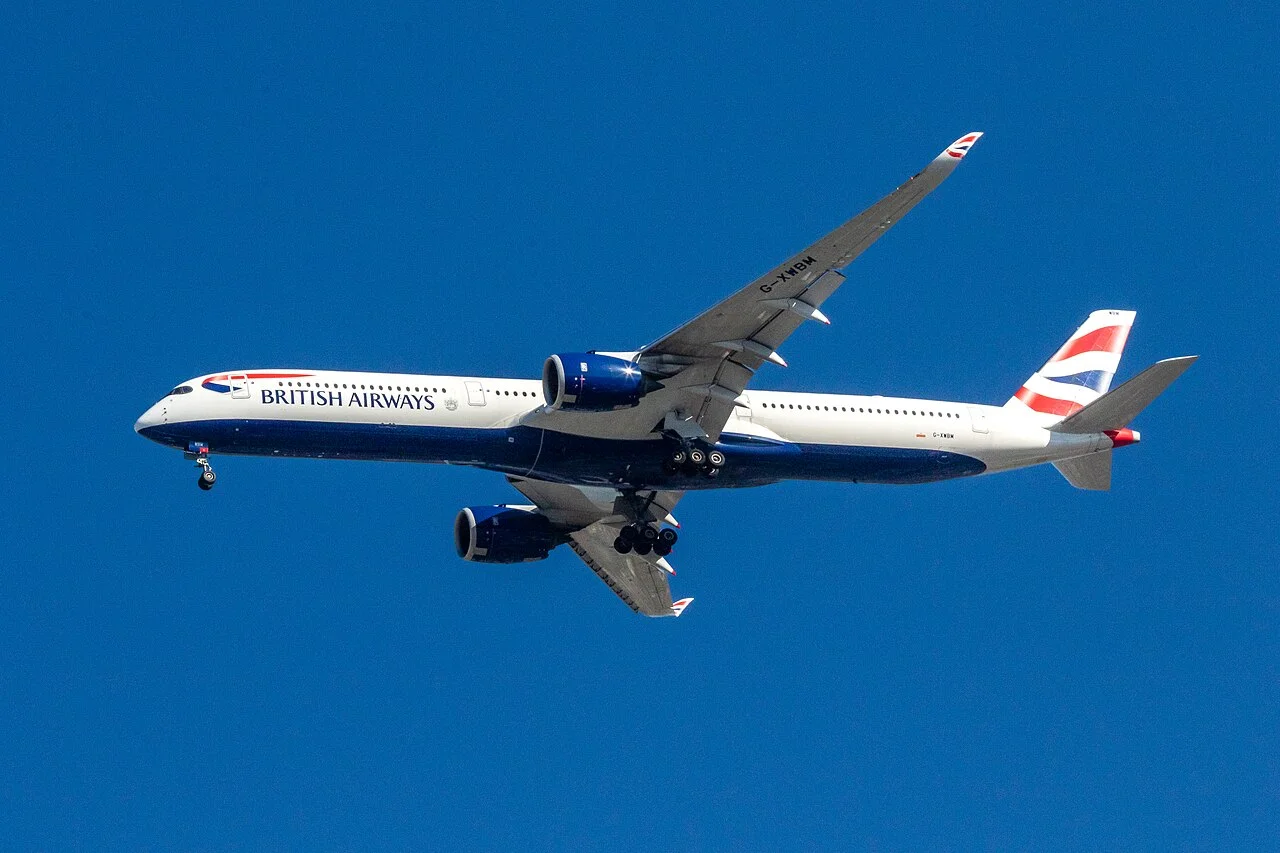 British Airways Airbus A350; related aircraft photograph