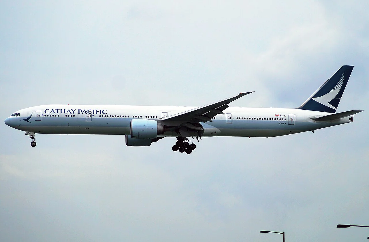 Cathay Pacific Boeing 777; related aircraft photograph