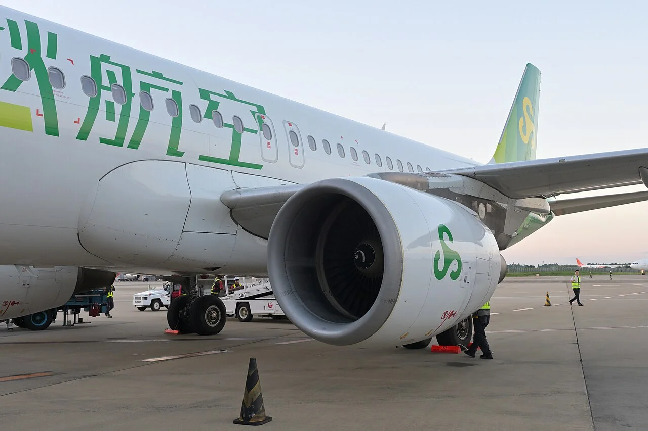 春秋航空のAirbus A320（関連する機体の写真）