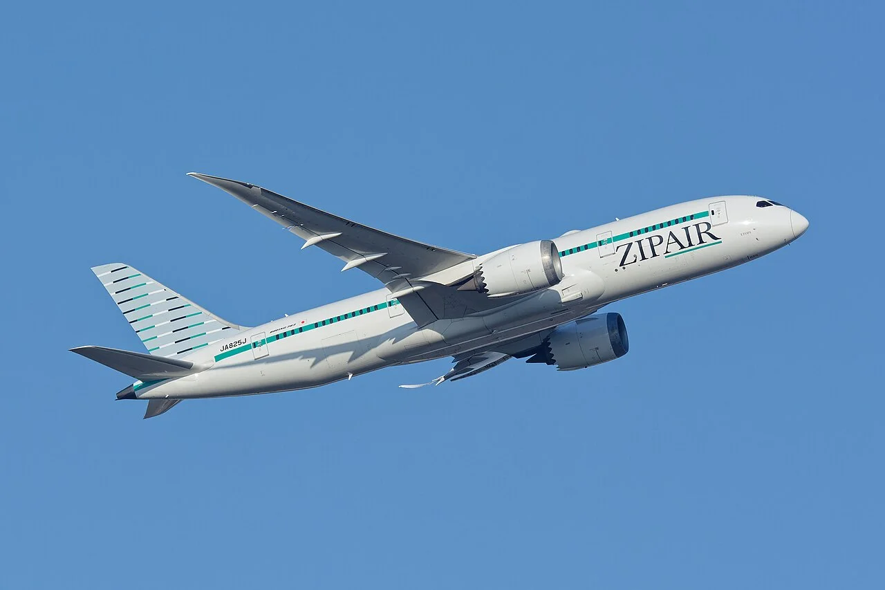 ZIPAIR Boeing 787-8; related aircraft photograph