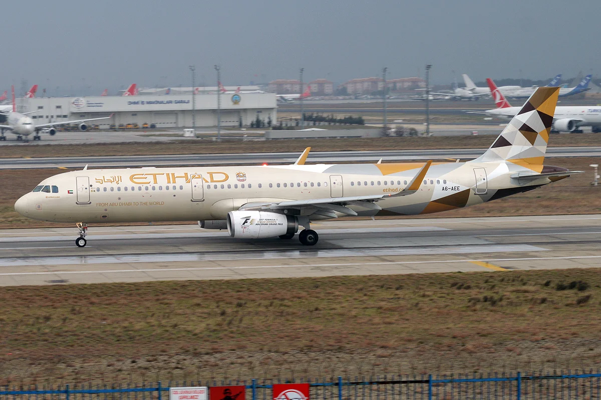 エティハド航空のAirbus A321（関連する機体の写真）