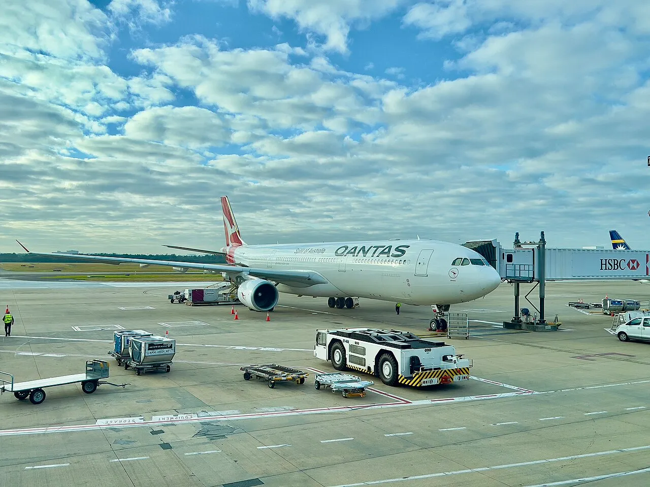 Qantas Airbus A330-300の機体参考写真