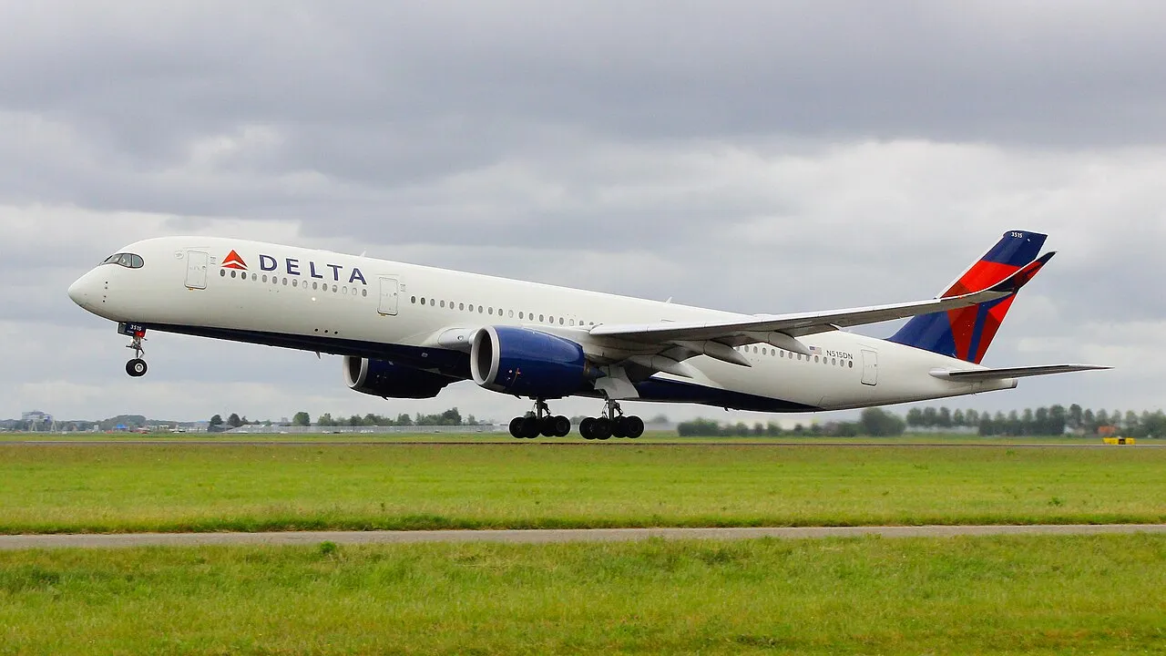 Delta Air Lines Airbus A350-900の機体参考写真