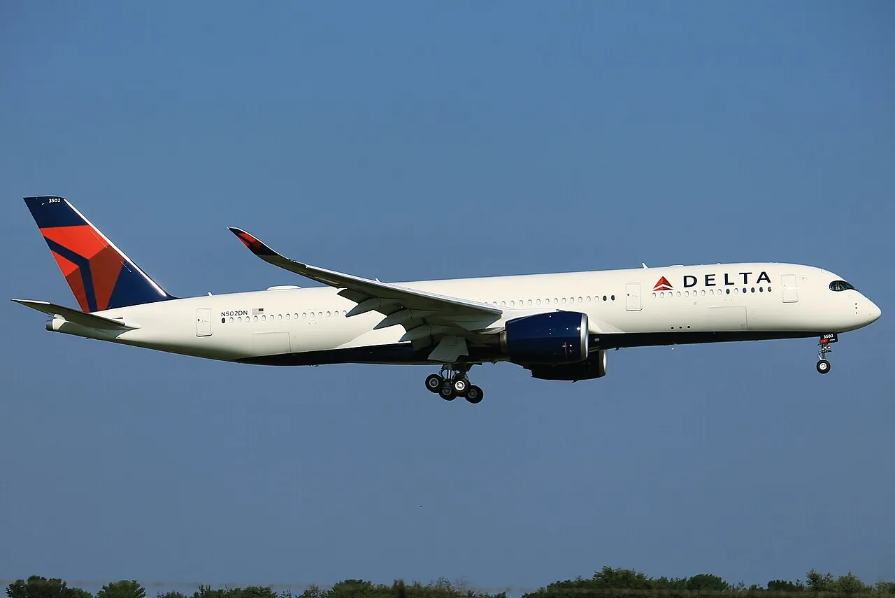 Delta Air Lines Airbus A350-900の機体参考写真