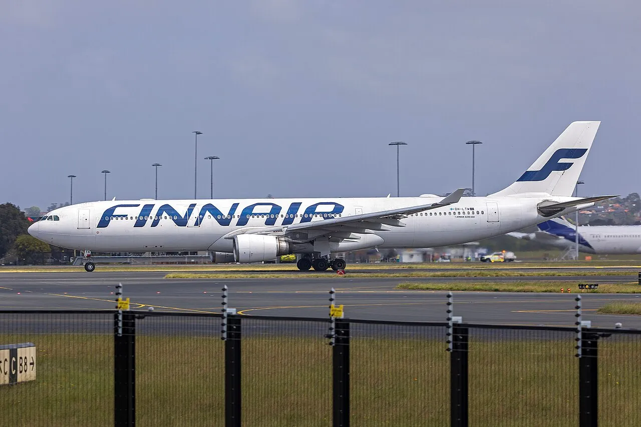 Finnair Airbus A330-300 operating for Qantas