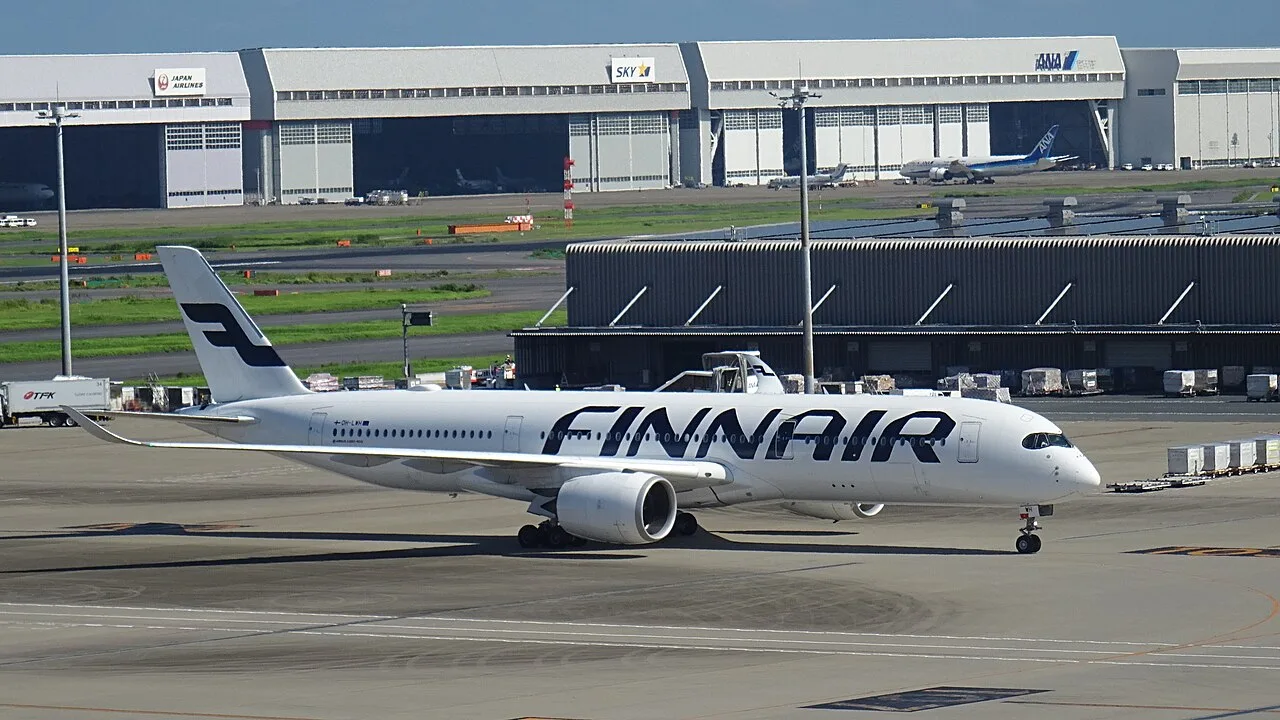 Finnair Airbus A350-900の参考機体写真。原記事の機材は不明