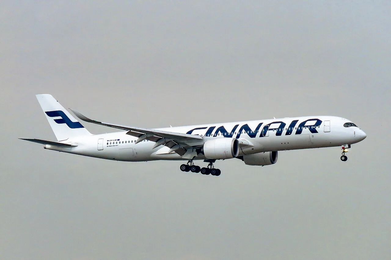 Finnair Airbus A350-900の参考機体写真。原記事の機材は不明